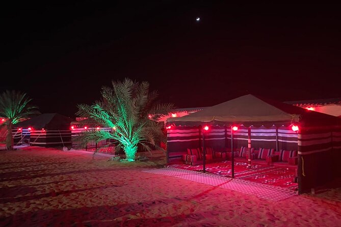 VIP Evening Desert Safari with Camel Ride & BBQ Dinner–Shared Car - A short camel ride with Bedouin roots