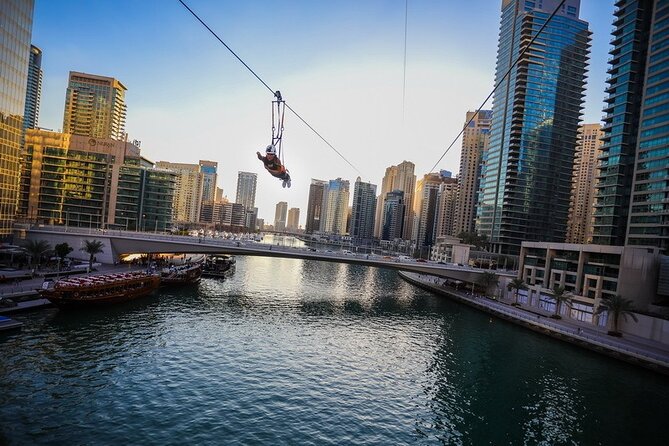 Xline Dubai Marina Zipline Experience With Transfers Option - What the 15-minute ride feels like