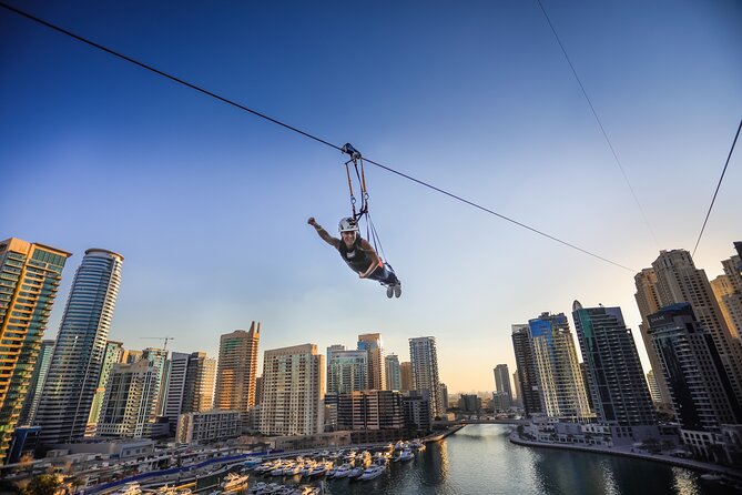 Zipline Experience in Dubai Marina with 1 Way optional Transfers - Safety and the staff experience